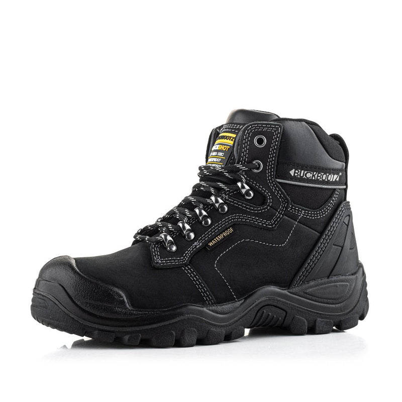 Buckbootz BSH009 Buckshot Waterproof Safety Lace Boots