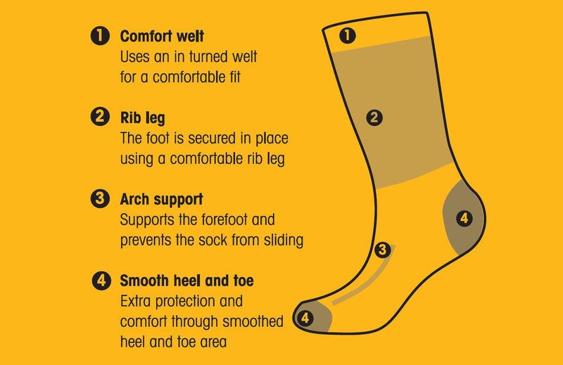 Buckbootz Coolmax Boot Socks – 1 Pair