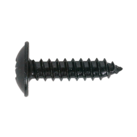 Sealey BST4813 Self-Tapping Pozi Flanged Head Screw 4.8 x 13mm, Black - Pack of 100