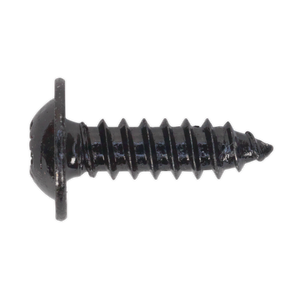 Sealey BST4816 Self-Tapping Pozi Flanged Head Screw 4.8 x 16mm, Black - Pack of 100