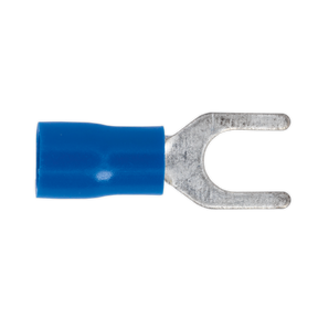 Sealey BT14 Easy-Entry Fork Terminal 5.3mm (2BA), Blue Pack of 100