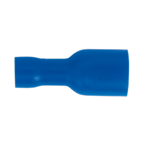 Sealey BT16 Fully Insulated Female Terminal 6.3mm, Blue - Pack of 100