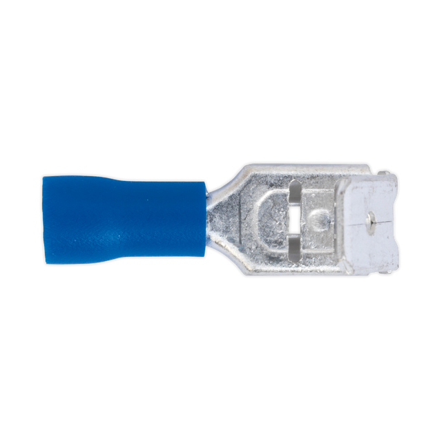 Sealey BT17 Piggy-Back Terminal 6.3mm, Blue - Pack of 100