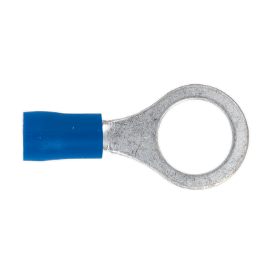 Sealey BT23 Easy-Entry Ring Terminal 10.5mm (3/8"), Blue - Pack of 100