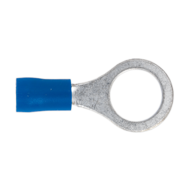 Sealey BT23 Easy-Entry Ring Terminal 10.5mm (3/8"), Blue - Pack of 100