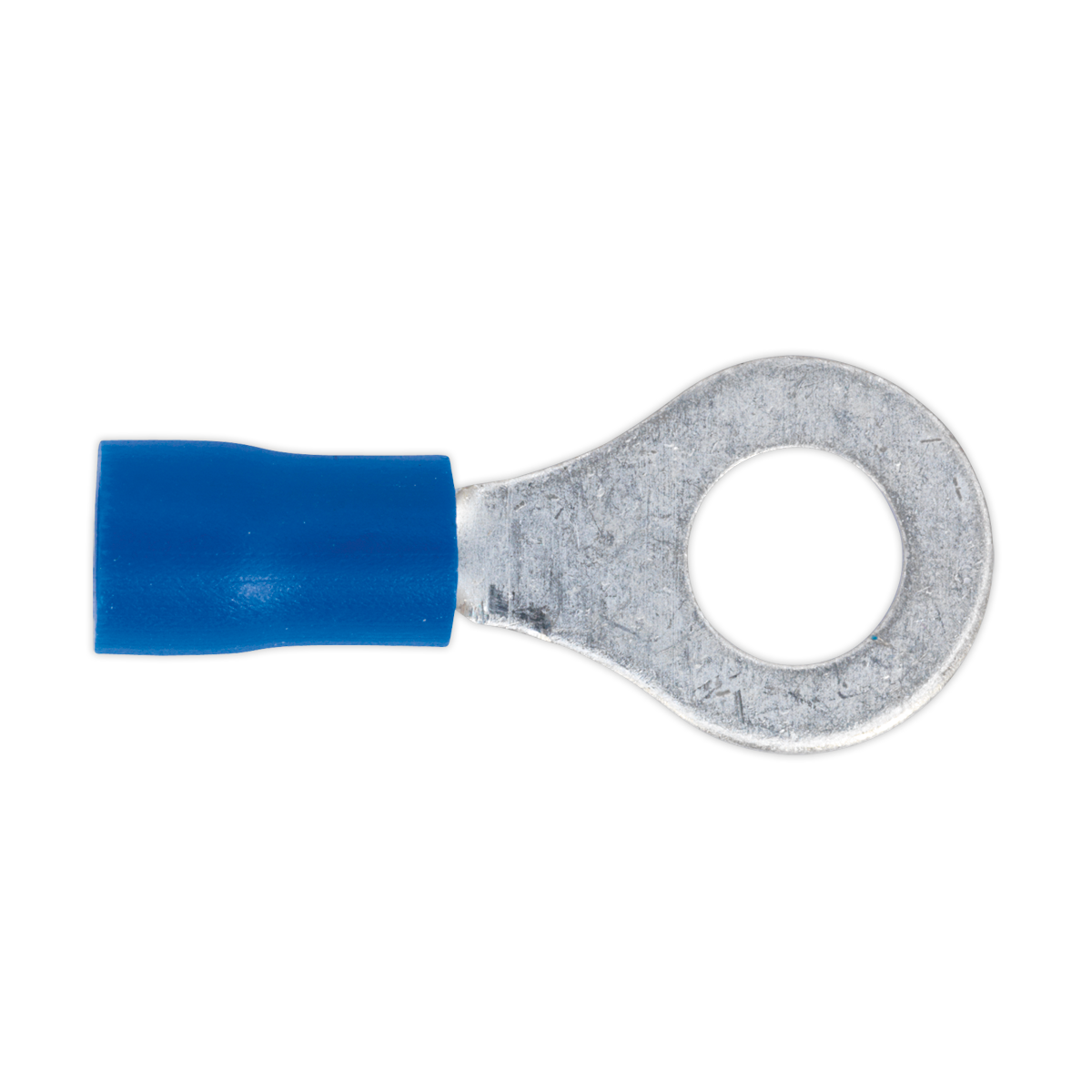 Sealey BT26 Easy-Entry Ring Terminal 6.4mm (1/4"), Blue - Pack of 100