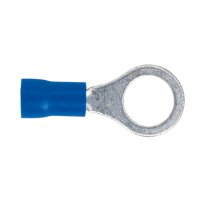 Sealey BT27 Easy-Entry Ring Terminal 8.4mm (5/16"), Blue - Pack of 100