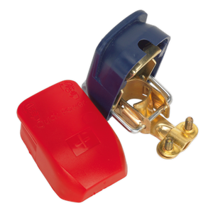 Sealey BTQK12 Quick Release Positive-Negative Battery Clamps - Pair