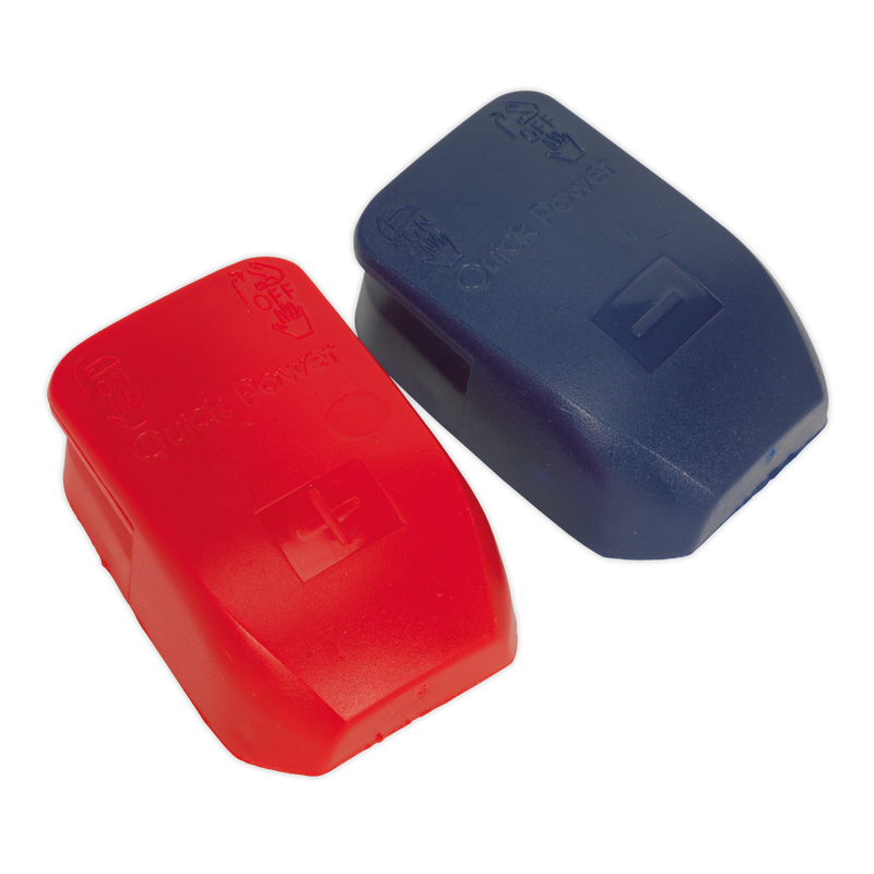 Sealey BTQK12 Quick Release Positive-Negative Battery Clamps - Pair - additional view 5
