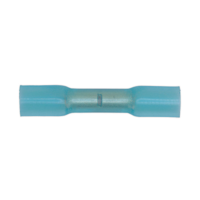 Sealey BTSB50 Heat Shrink Butt Connector Terminal 5.8mm, Blue - Pack of 50