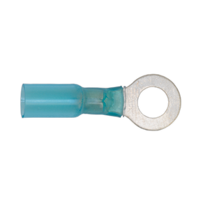 Sealey BTSR2584 Heat Shrink Ring Terminal 8.4mm, Blue - Pack of 25