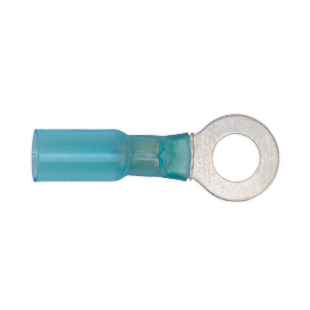 Sealey BTSR2584 Heat Shrink Ring Terminal 8.4mm, Blue - Pack of 25