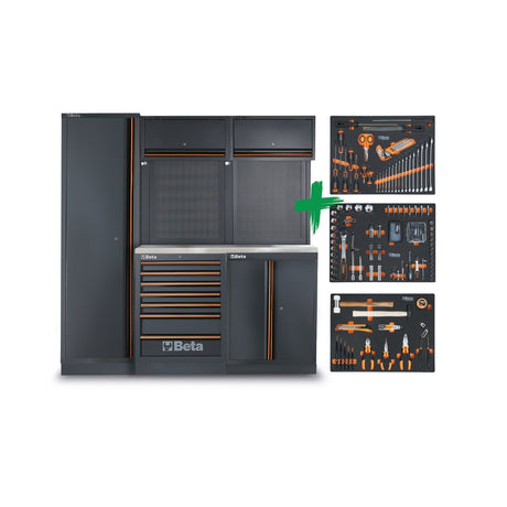 Betac45Pro Mobile Roller Cab With 5 Drawers For C45Pro 2.0 Workshop Equipment Combination - C45PRO 2.0 C5