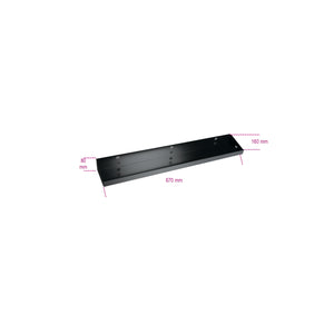 Betarsc55 Steel Corner Wall Shelves 700 X 160 X 80 Mm - C55MP