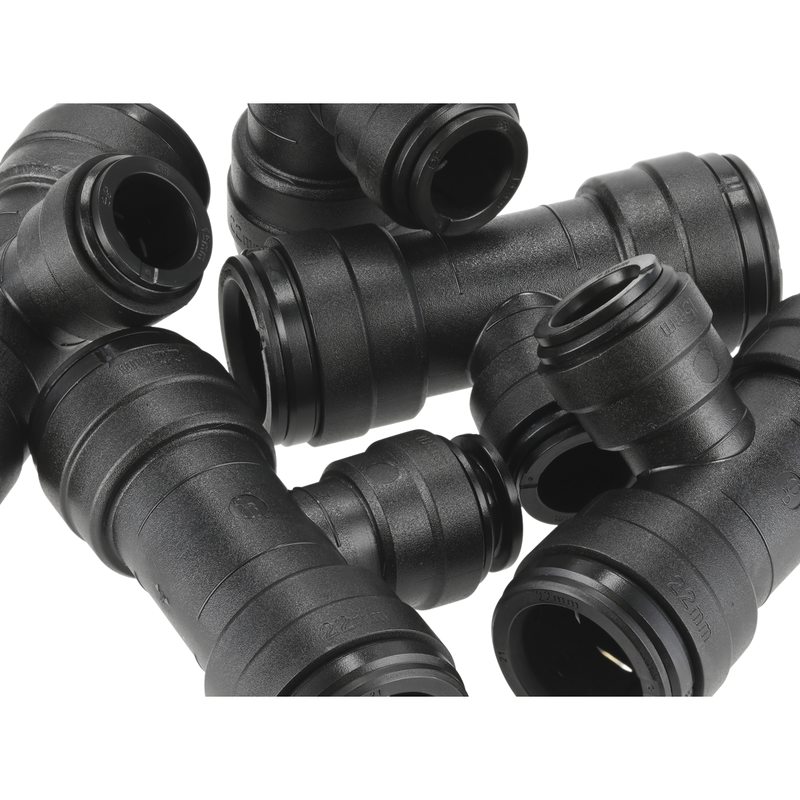 Sealey CAS2215T John Guest® Reducing Tee 22-15mm - Pack of 5 - additional view 6