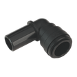 Sealey CAS22SE John Guest® Stem Elbow 22mm - Pack of 2