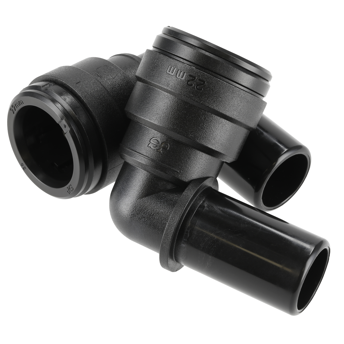 Sealey CAS22SE John Guest® Stem Elbow 22mm - Pack of 2 - additional view 5