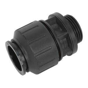 Sealey CAS28SA John Guest® Straight Adaptor 28mm x 1"BSP - Pack of 2