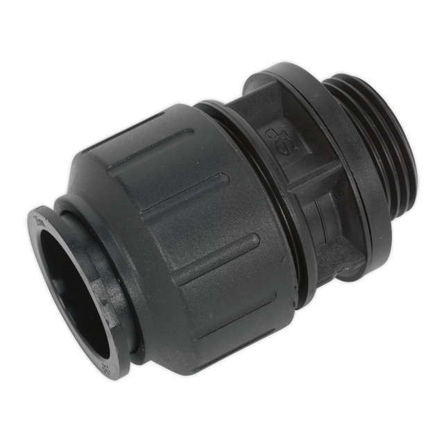 Sealey CAS28SA John Guest® Straight Adaptor 28mm x 1"BSP - Pack of 2