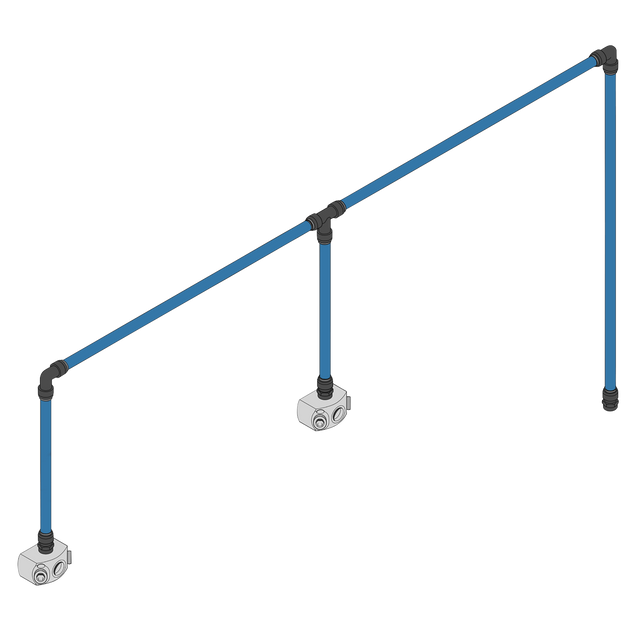 Sealey CASKIT228 John Guest® 12m 2-Drop Air Supply System Kit 28mm