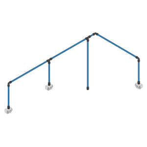 Sealey CASKIT328 John Guest® 18m 3-Drop Air Supply System Kit 28mm
