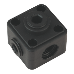 Sealey CASPB John Guest® Porting Block 5 x 1/2"BSP Connection