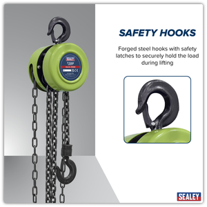 Sealey CB1000E 2.5m Chain Block 1 Tonne - additional view 2