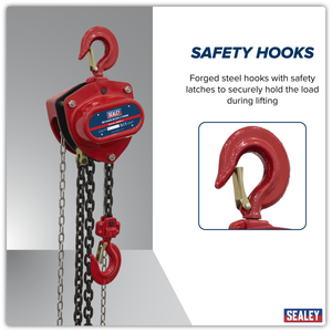 Sealey CB2000 3m Chain Block 2 Tonne - additional view 3