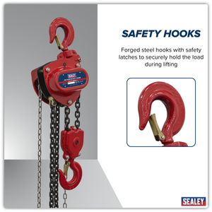 Sealey CB3000 3m Chain Block 3 Tonne - additional view 3