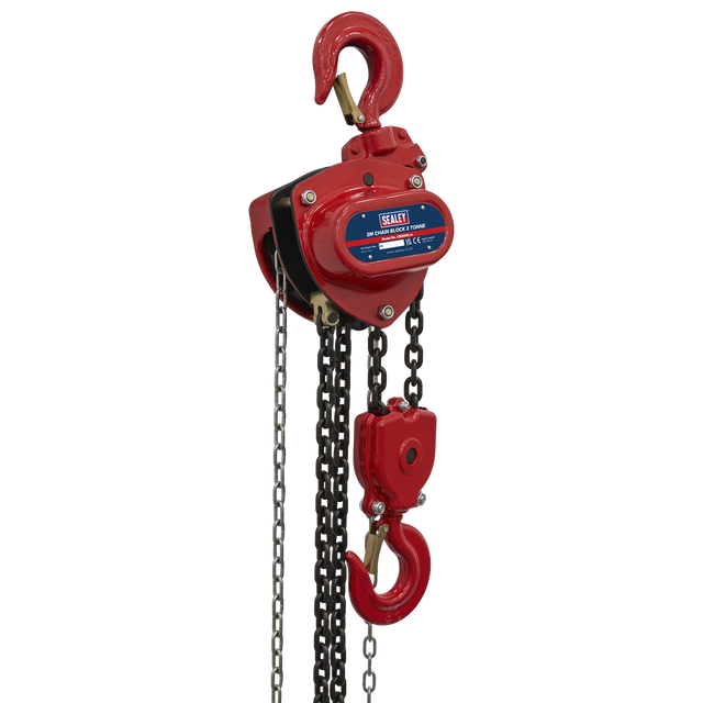 Sealey CB3000 3m Chain Block 3 Tonne
