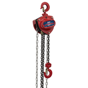 Sealey CB500 2.5m Chain Block 0.5 Tonne