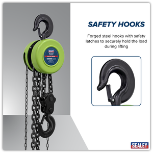 Sealey CB5000E 3m Chain Block 5 Tonne - additional view 2