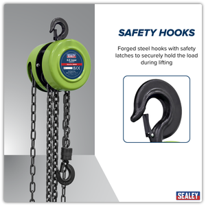 Sealey CB500E 2.5m Chain Block 0.5 Tonne - additional view 2