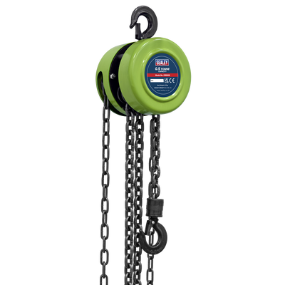 Sealey CB500E 2.5m Chain Block 0.5 Tonne