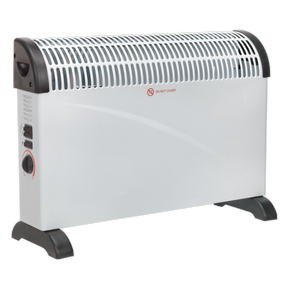 Sealey CD2005T Convector Heater with 3 Heat Settings Thermostat & Turbo Fan 2000W