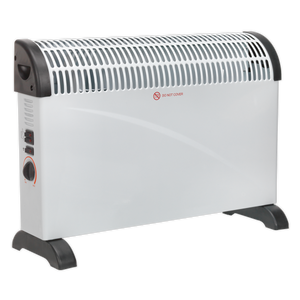 Sealey CD2005T Convector Heater with 3 Heat Settings Thermostat & Turbo Fan 2000W