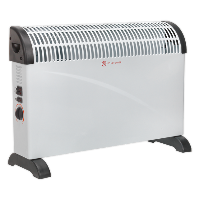 Sealey CD2005T Convector Heater with 3 Heat Settings Thermostat & Turbo Fan 2000W