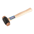 Sealey CFH02 Premier Copper Faced Hammer with Hickory Shaft 1.75lb