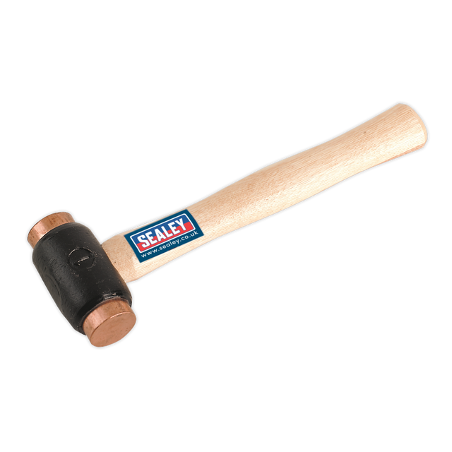 Sealey CFH02 Premier Copper Faced Hammer with Hickory Shaft 1.75lb