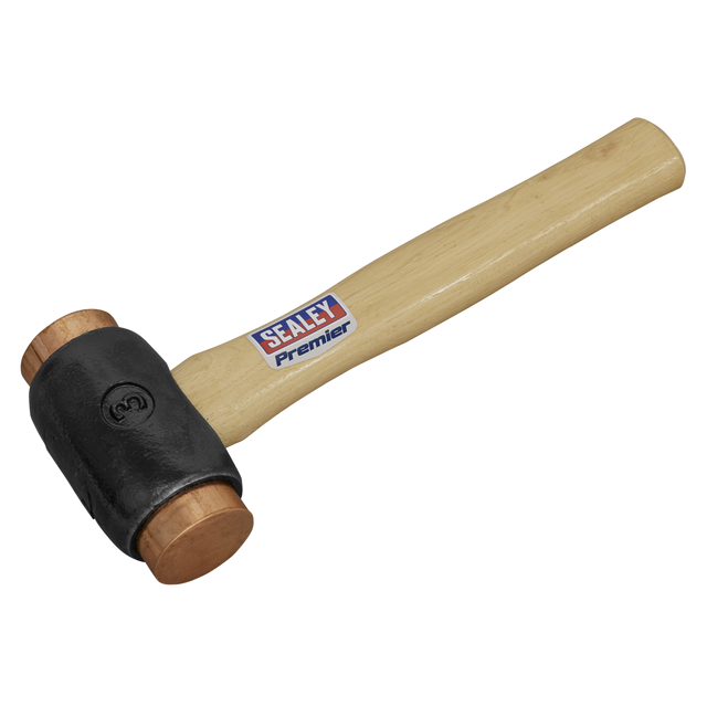 Sealey CFH04 Premier Copper Faced Hammer with Hickory Shaft 4.3lb