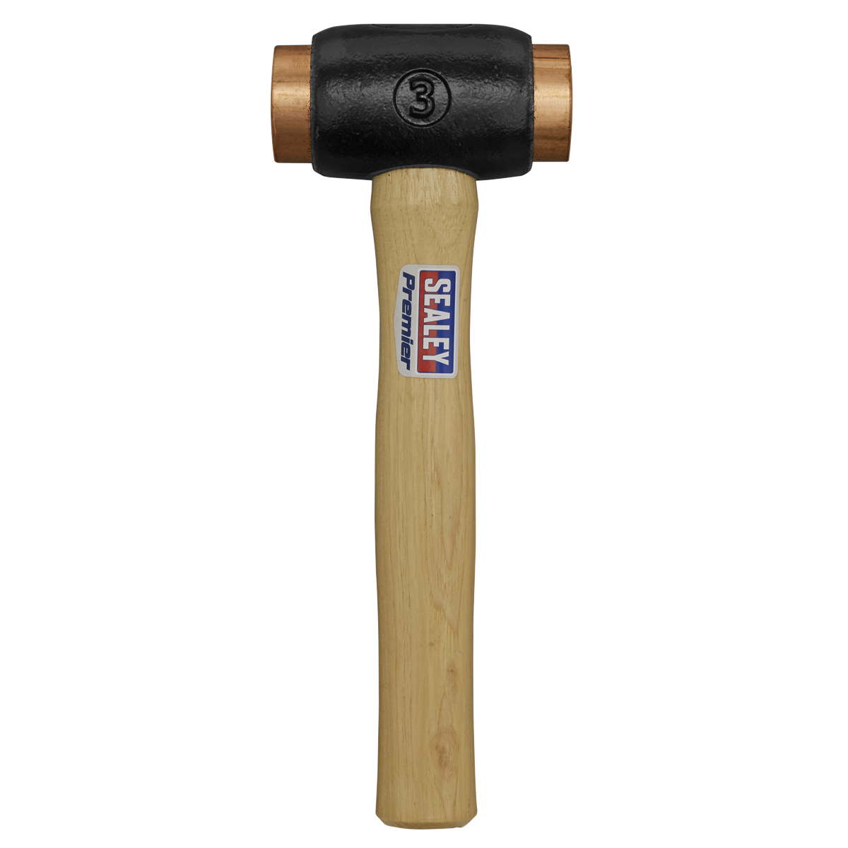 Sealey CFH04 Premier Copper Faced Hammer with Hickory Shaft 4.3lb - additional view 2