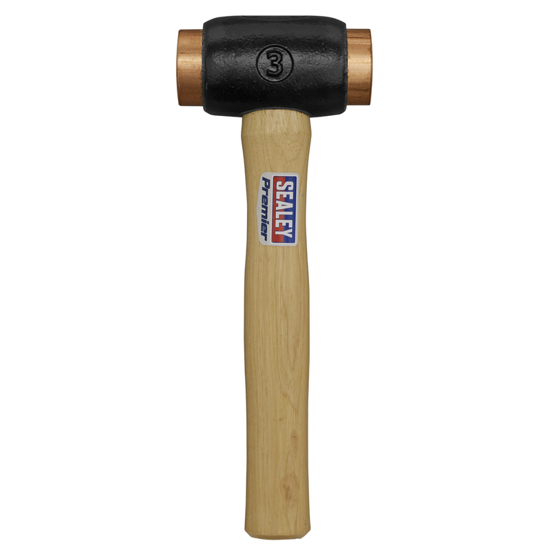 Sealey CFH04 Premier Copper Faced Hammer with Hickory Shaft 4.3lb - additional view 2