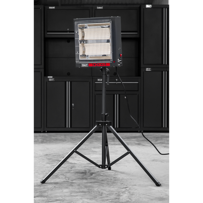 Sealey CH30S Ceramic Heater with Tripod Stand 1.4/2.8kW, 230V - additional view 10