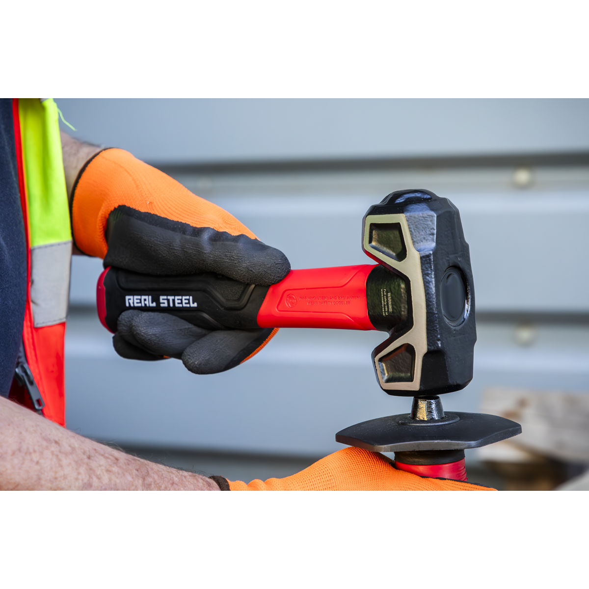Sealey CHG30 Premier Club Hammer with Fibreglass Shaft 3lb - additional view 5