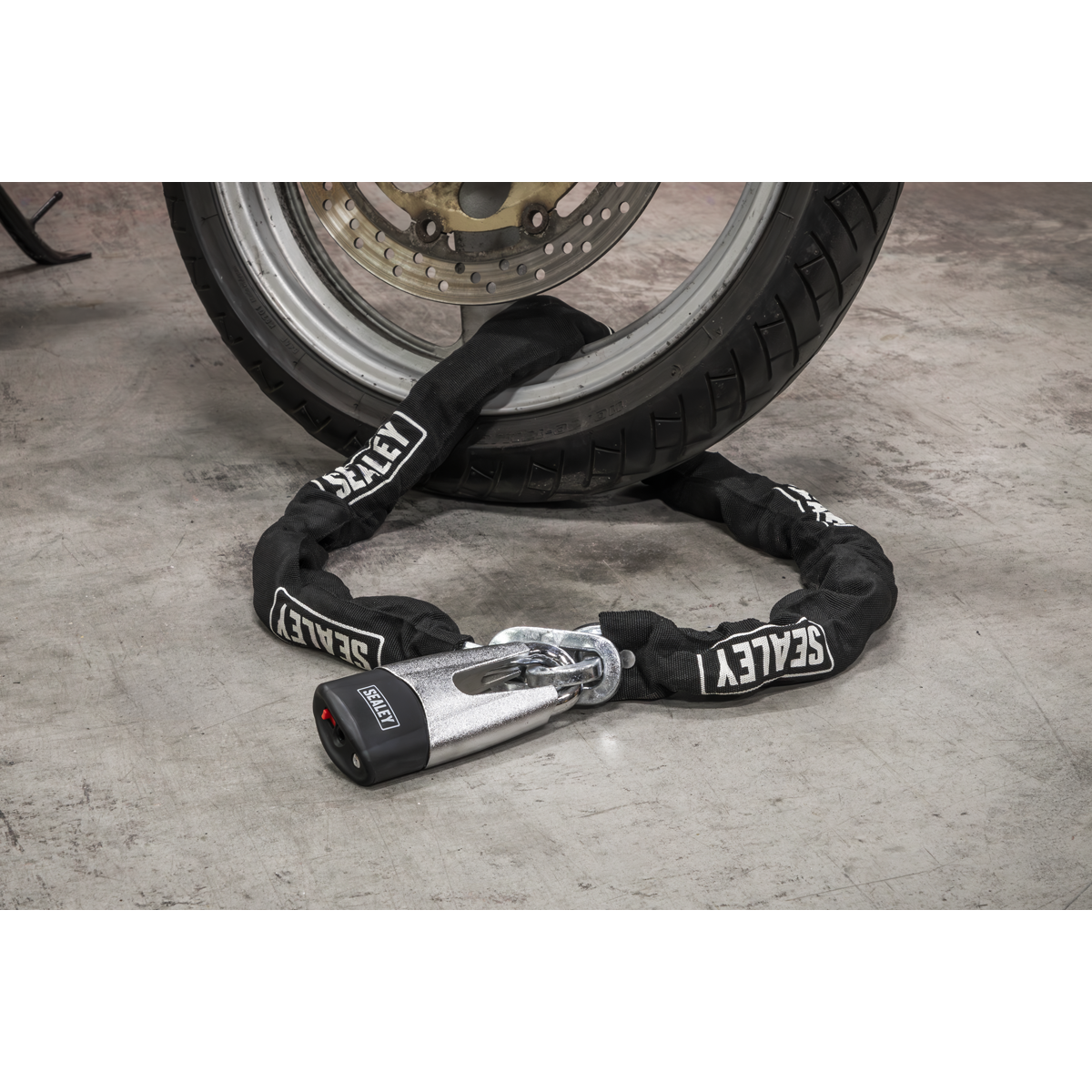 Sealey CLA109DL Motorcycle Chain & Disc Lock 10.5 x 10.5 x 1500mm 4* ART Approved - additional view 6