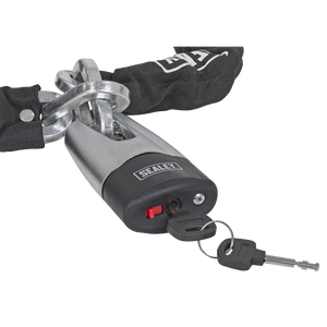 Sealey CLA109DL Motorcycle Chain & Disc Lock 10.5 x 10.5 x 1500mm 4* ART Approved - additional view 4