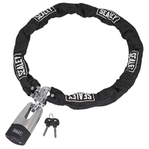 Sealey CLA109DL Motorcycle Chain & Disc Lock 10.5 x 10.5 x 1500mm 4* ART Approved - additional view 2