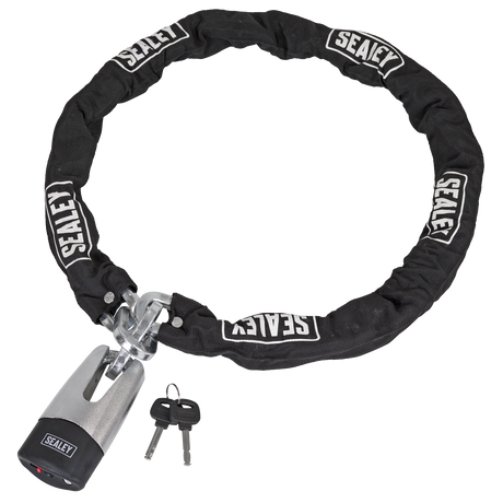 Sealey CLA109DL Motorcycle Chain & Disc Lock 10.5 x 10.5 x 1500mm 4* ART Approved - additional view 2