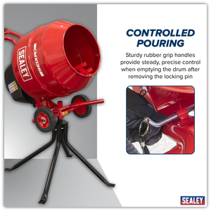 Sealey CMX135 135L Cement Mixer with Stand 550W - additional view 9