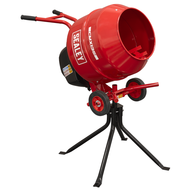 Sealey CMX135 135L Cement Mixer with Stand 550W
